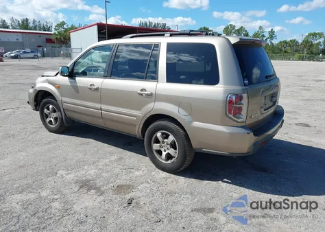 2006 Honda Pilot Ex-L from USA, damaged, VIN 2HKYF18706H545233